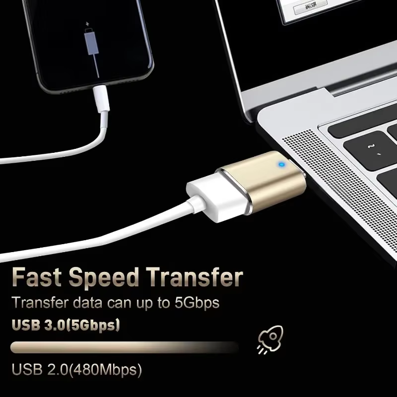 1pc led usb 3.0 to type c adapter otg to usb c female connector 1pc led usb 3.0 to type c adapter otg to usb c female connector