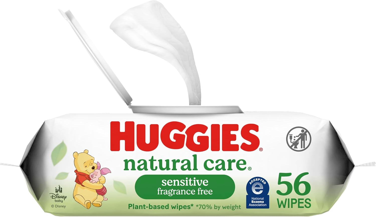 natural care sensitive baby wipes, unscented, hypoallergenic, 99% purified water, 12 flip top packs (768 wipes total), packaging may vary natural care sensitive baby wipes, unscented, hypoallergenic, 99% purified water, 12 flip top packs (768 wipes total), packaging may vary