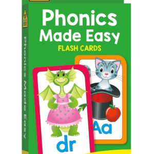 school zone phonics made easy flash cards: 56 cards, kindergarten, 1st grade, 2nd grade, early reading, short vowels, long vowels, letter combinations, word picture recognition, ages 6+