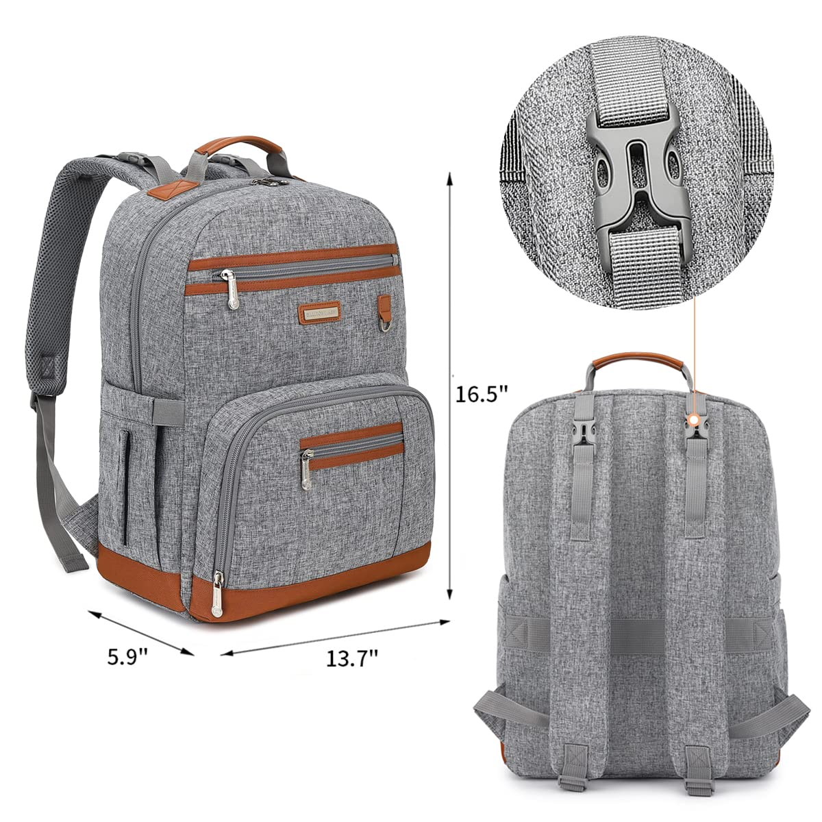 diaper bag backpack, large baby nappy bags with portable changing pad for boys and girlsmultifunction travel baby bag for moms dads, shower gifts waterproof and stylish,grey diaper bag backpack, large baby nappy bags with portable changing pad for boys and girlsmultifunction travel baby bag for moms dads, shower gifts waterproof and stylish,grey