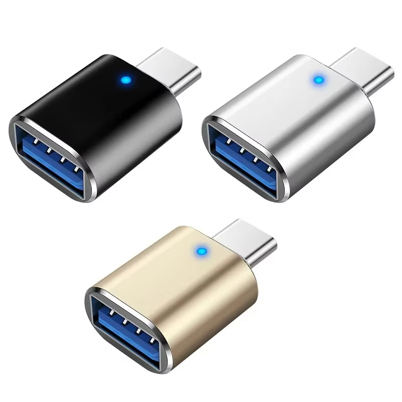 1pc led usb 3.0 to type c adapter otg to usb c female connector 1pc led usb 3.0 to type c adapter otg to usb c female connector