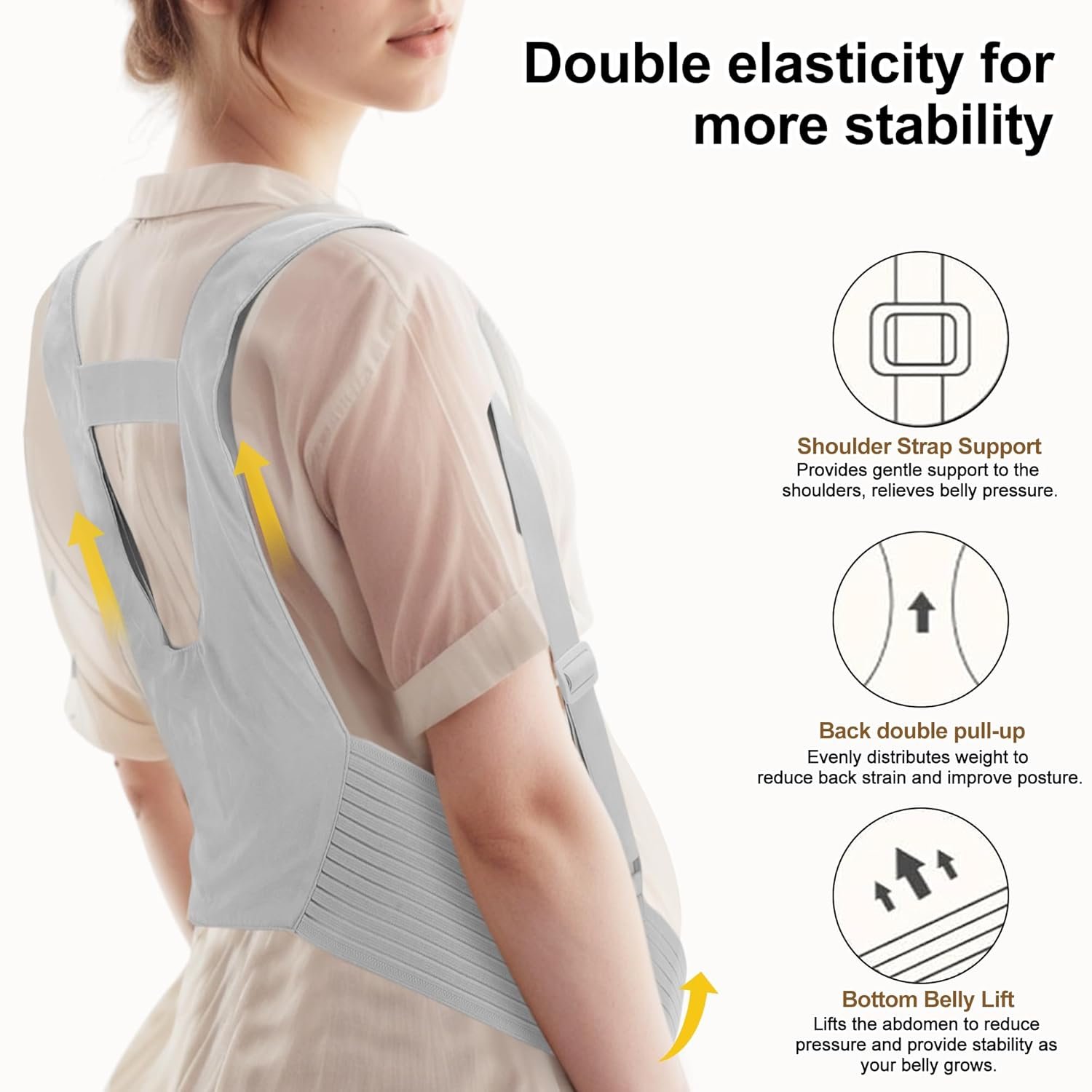 pregnancy belly band, maternity belly band with adjustable straps, belly bands for pregnant women, maternity belt, gray, medium pregnancy belly band, maternity belly band with adjustable straps, belly bands for pregnant women, maternity belt, gray, medium