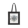 christian canvas tote bag — “i can do all things through christ” scripture tote