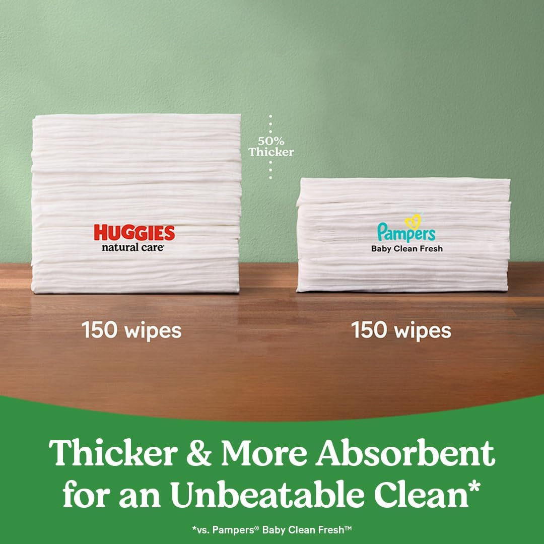 natural care sensitive baby wipes, unscented, hypoallergenic, 99% purified water, 12 flip top packs (768 wipes total), packaging may vary natural care sensitive baby wipes, unscented, hypoallergenic, 99% purified water, 12 flip top packs (768 wipes total), packaging may vary