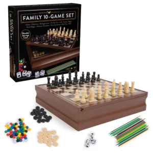 spin master games, classics, family 10 classic games set, ages 8 and up
