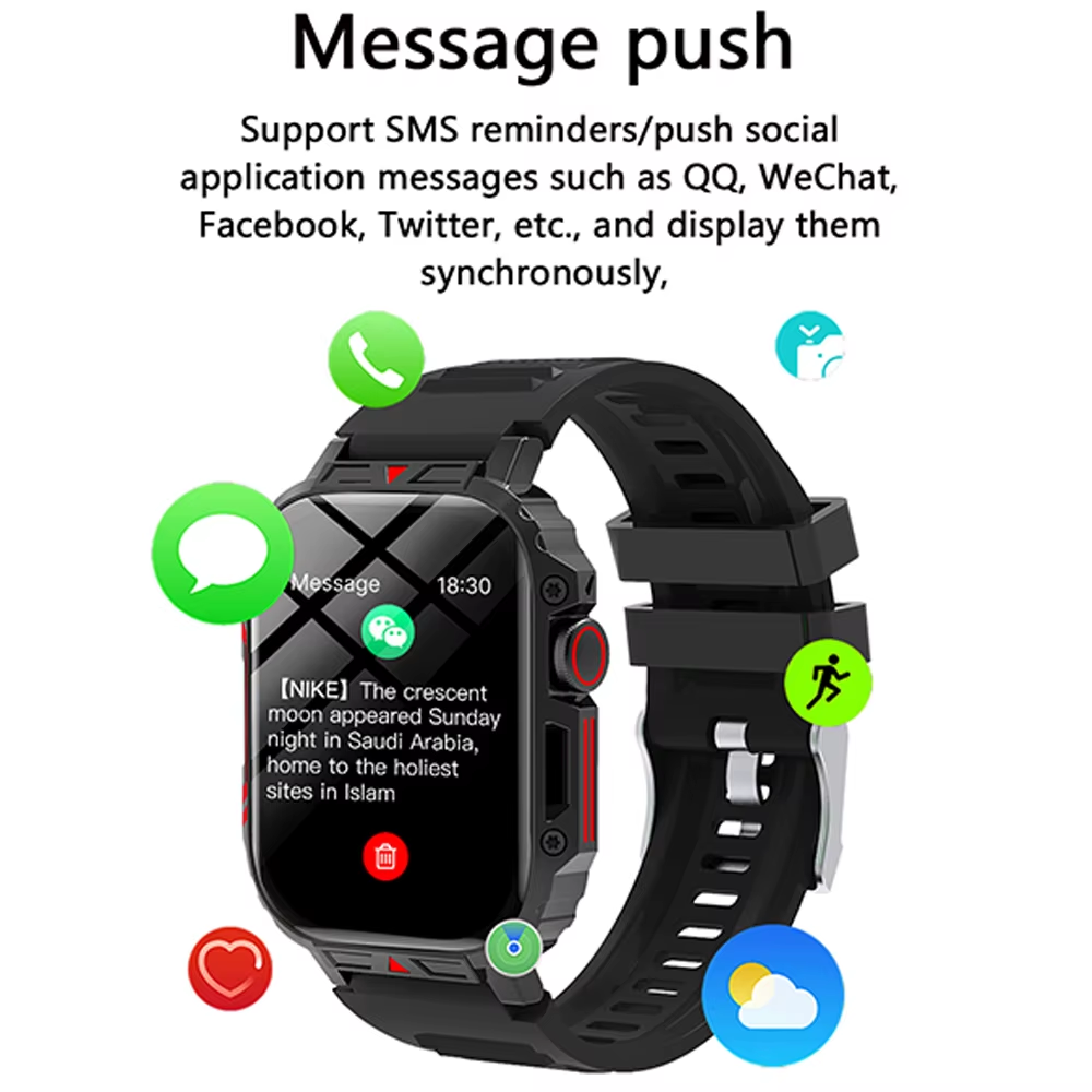 new smartwatch 1.95 inch screen ip68 waterproof sport fitness smart watch with health monitoring new smartwatch 1.95 inch screen ip68 waterproof sport fitness smart watch with health monitoring