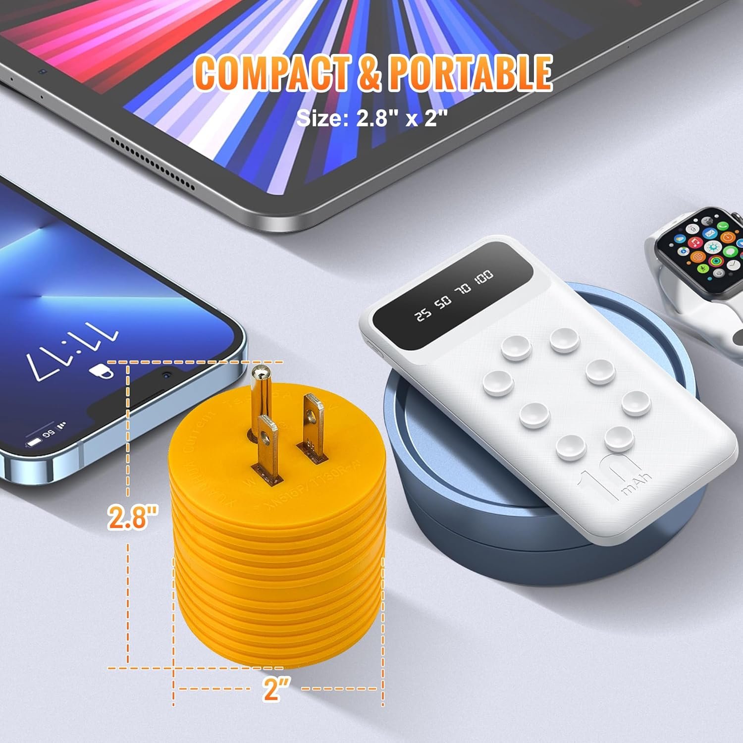 30 amp to 110 volt rv adapter nema 5 15p to tt 30r converter for rvs, campers, and travel trailers 15a household male to 30a rv female plug 30 amp to 110 volt rv adapter nema 5 15p to tt 30r converter for rvs, campers, and travel trailers 15a household male to 30a rv female plug