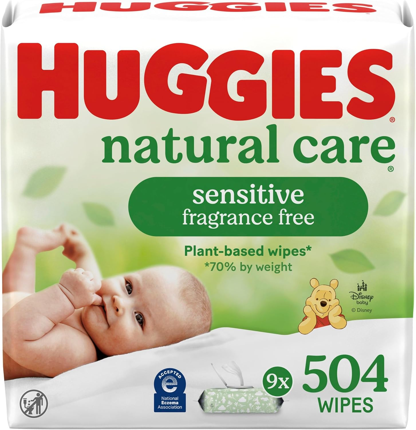 natural care sensitive baby wipes, unscented, hypoallergenic, 99% purified water, 12 flip top packs (768 wipes total), packaging may vary natural care sensitive baby wipes, unscented, hypoallergenic, 99% purified water, 12 flip top packs (768 wipes total), packaging may vary