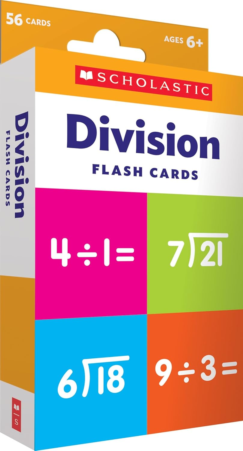 Division Flash Cards Tables 1-12 division flash cards