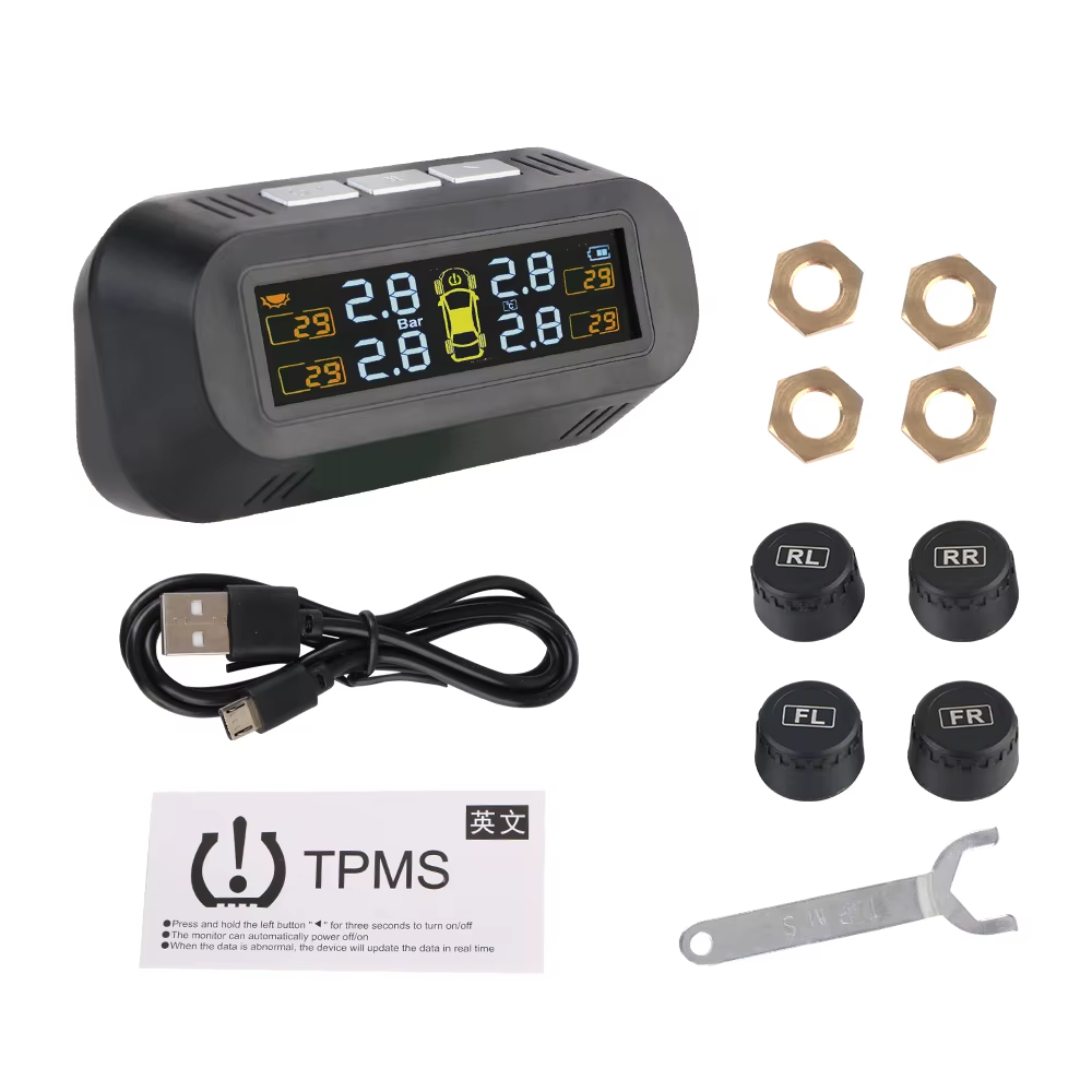 tire pressure monitoring system with temperature warning / new c external battery version sensors solar tpms car tyre pressure monitor tire pressure monitoring system with temperature warning / new c external battery version sensors solar tpms car tyre pressure monitor