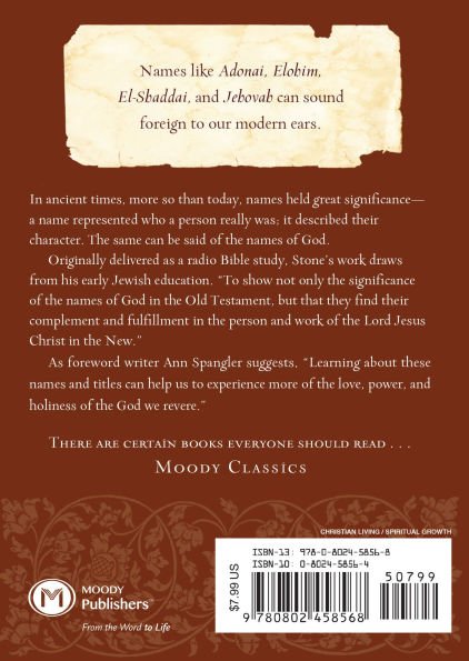 names of god by nathan stone