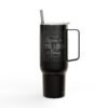 40oz insulated tumbler – “rejoice in the lord always” travel mug