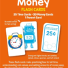 school zone time & money flash cards: 56 cards, 1 2 grade, telling time, reading clocks, counting coins