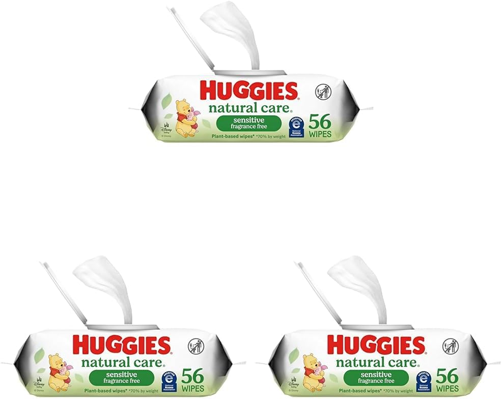 natural care sensitive baby wipes, unscented, hypoallergenic, 99% purified water, 12 flip top packs (768 wipes total), packaging may vary natural care sensitive baby wipes, unscented, hypoallergenic, 99% purified water, 12 flip top packs (768 wipes total), packaging may vary