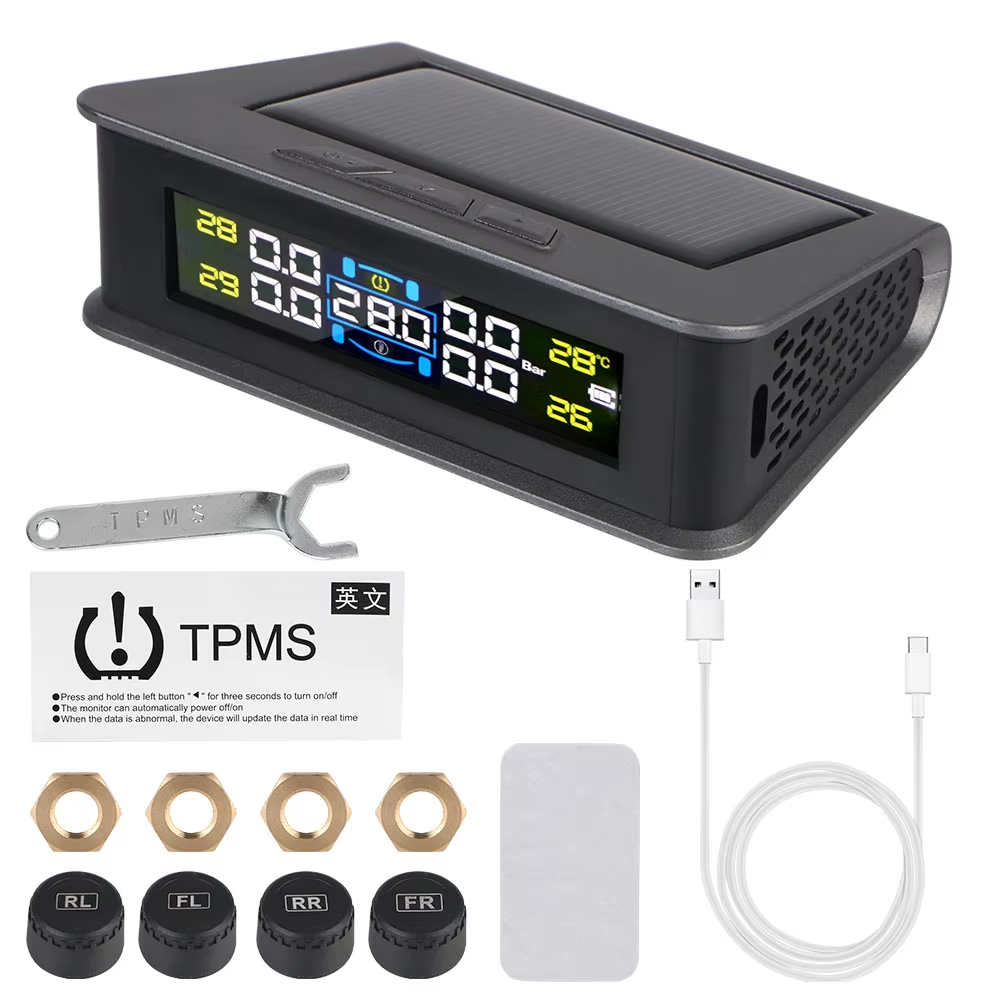tire pressure monitoring system with temperature warning / new c external battery version sensors solar tpms car tyre pressure monitor tire pressure monitoring system with temperature warning / new c external battery version sensors solar tpms car tyre pressure monitor
