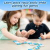 place value dominoes set, math manipulatives games for kids, counting toys,learning games