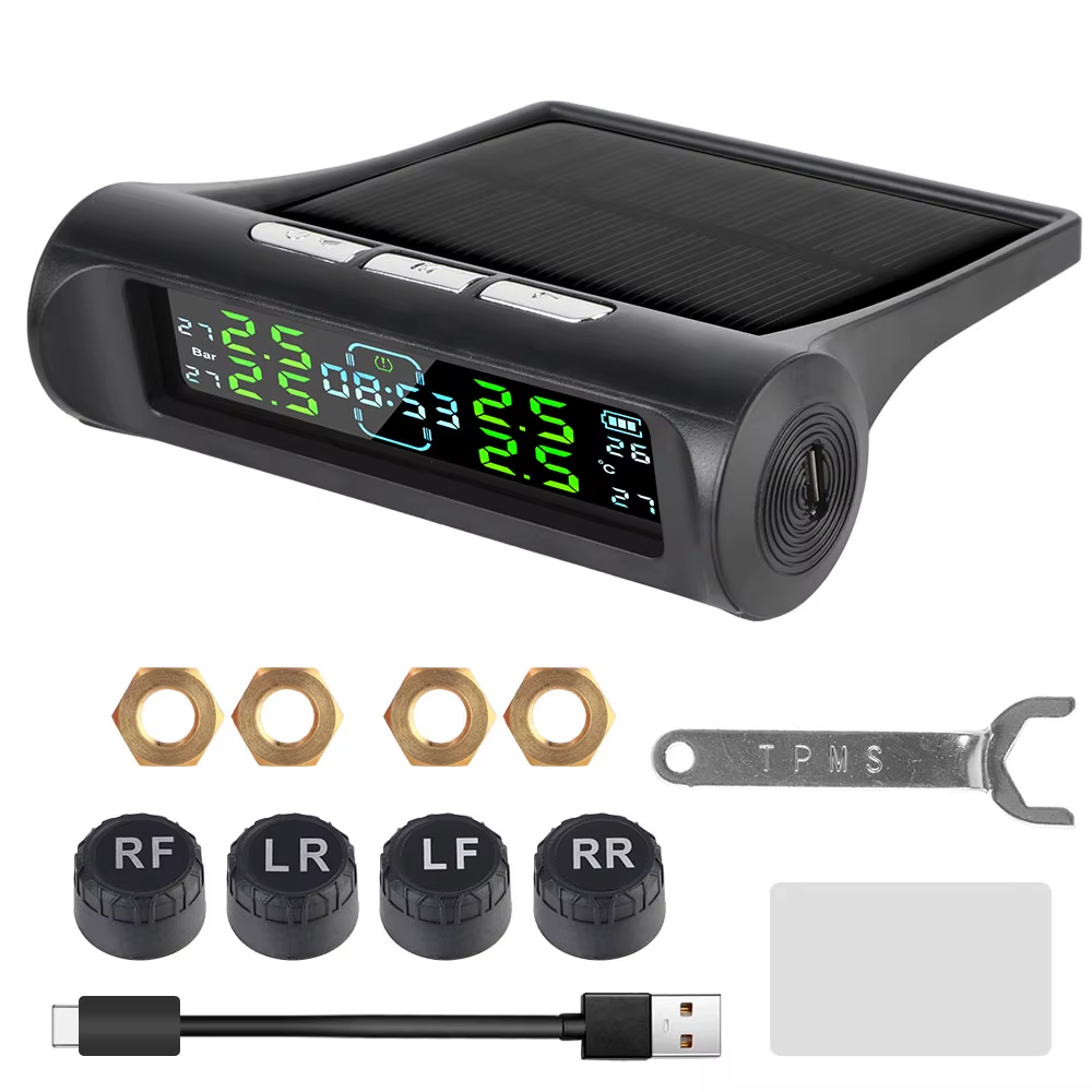 tire pressure monitoring system with temperature warning / new c external battery version sensors solar tpms car tyre pressure monitor tire pressure monitoring system with temperature warning / new c external battery version sensors solar tpms car tyre pressure monitor