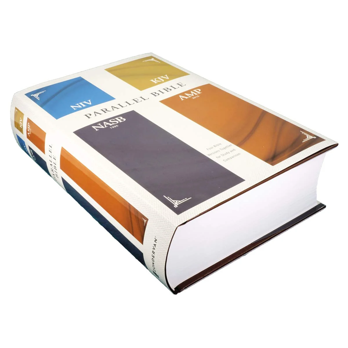 Shubal Store Niv, Kjv, Nasb, Amplified, Parallel Bible, Hardcover: Four Bible Versions Together for Study and Comparison, (Hardcover)