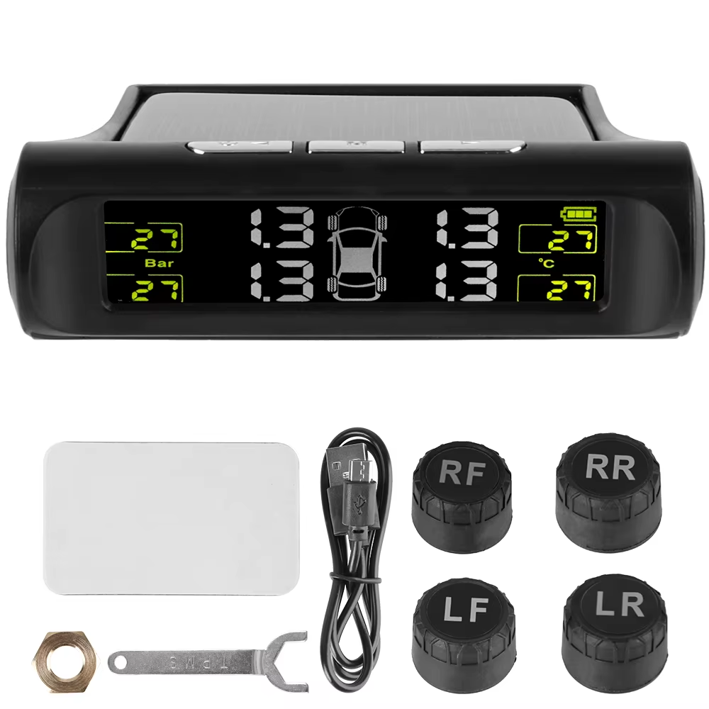 tire pressure monitoring system with temperature warning / new c external battery version sensors solar tpms car tyre pressure monitor tire pressure monitoring system with temperature warning / new c external battery version sensors solar tpms car tyre pressure monitor