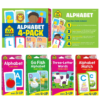 alphabet 4 pack flash cards