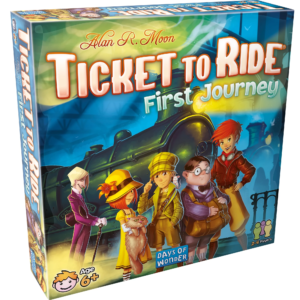 ticket to ride first journey family strategy board game for ages 6+, from