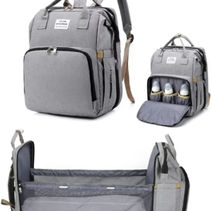 baby diaper bags with changing station, diaper bag backpack with usb charging port, large capacity diaper backpack