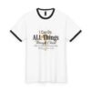 i can do all things ringer tee — philippians 4:13 inspirational christian t‑shirt
