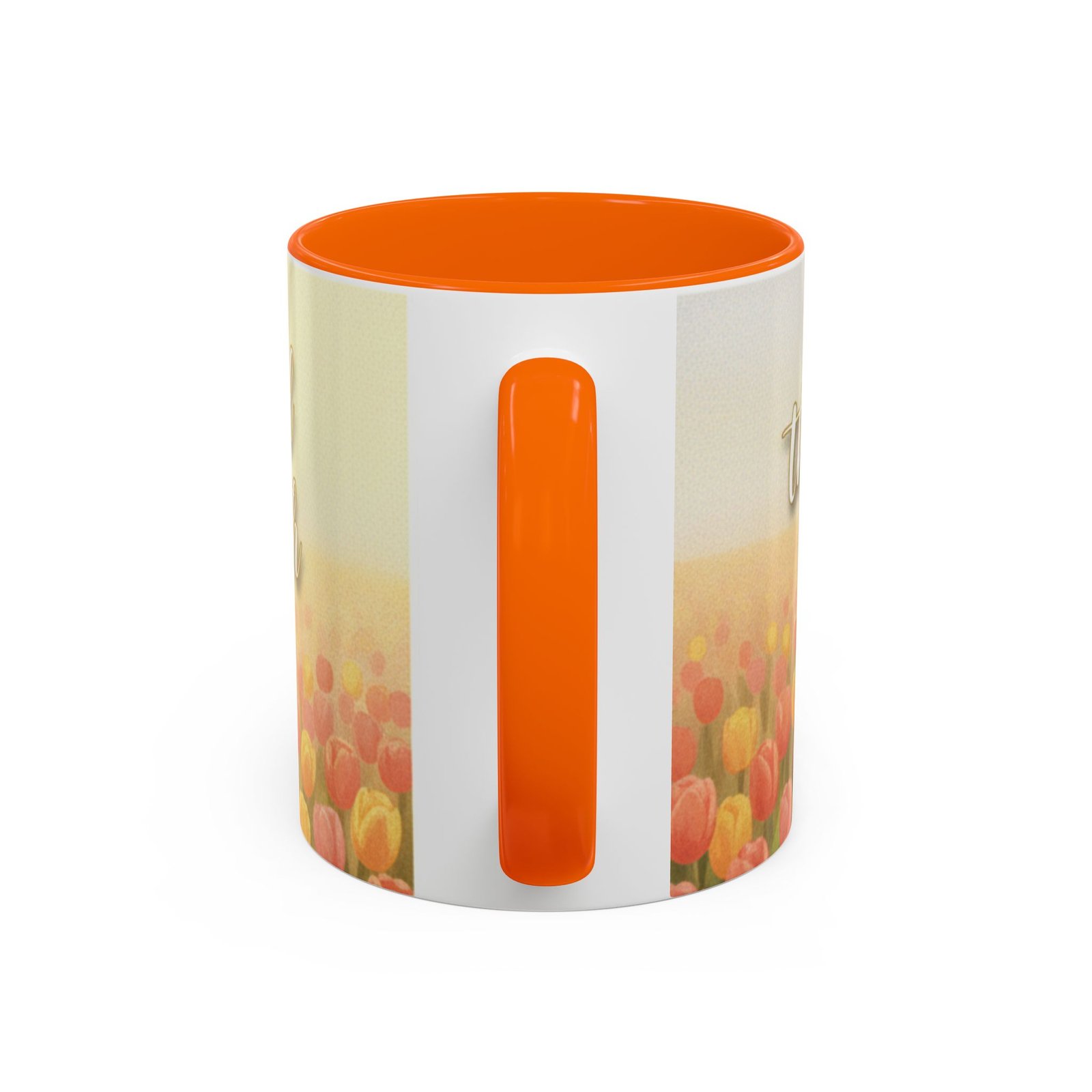 faith tulip accent coffee mug — “joy of the lord is your strength” inspirational christian gift faith tulip accent coffee mug — “joy of the lord is your strength” inspirational christian gift