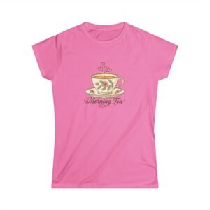 morning tea tee — women’s floral teacup graphic shirt