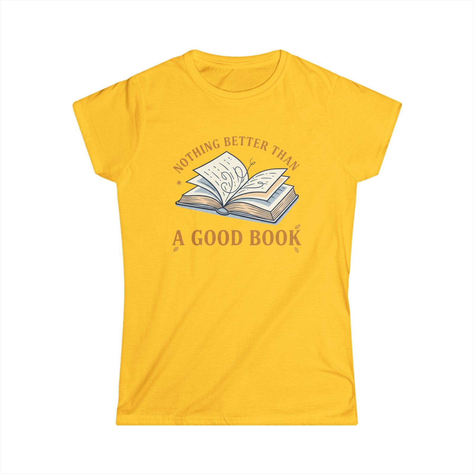 book lover women's tee — "nothing better than a good book" graphic shirt book lover women's tee — "nothing better than a good book" graphic shirt