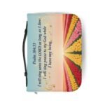 Psalm 104:33 "I Will Sing" Floral Bible Cover — Zippered Bible Case psalm 104:33 "i will sing" floral bible cover — zippered biblecase