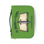 Bible Cover — “The Sword of the Lord” Zippered Bible Case (Green) bible cover — “the sword of the lord” zippered bible case (green)