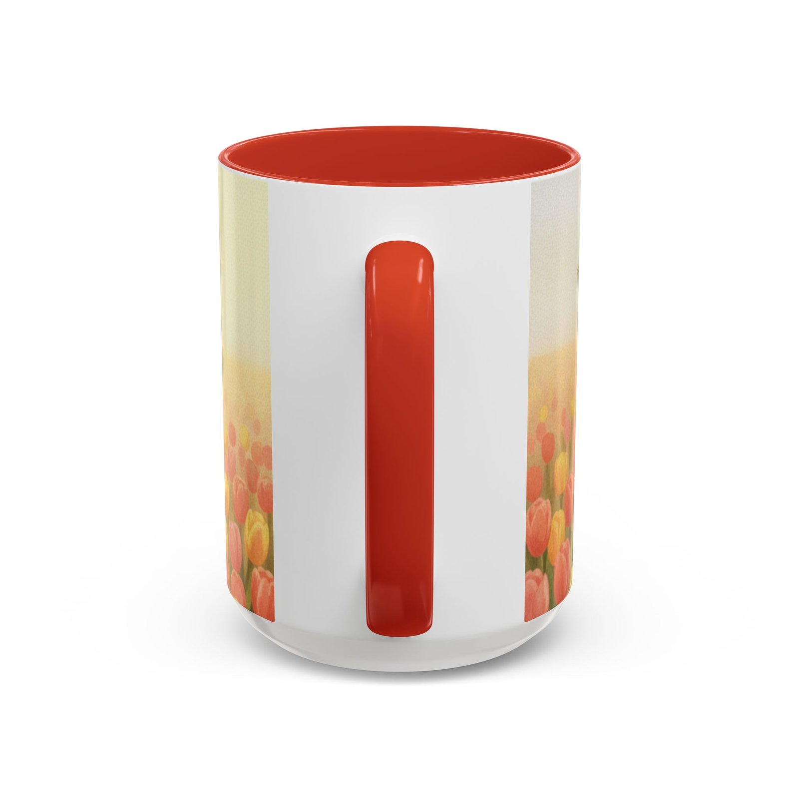 faith tulip accent coffee mug — “joy of the lord is your strength” inspirational christian gift faith tulip accent coffee mug — “joy of the lord is your strength” inspirational christian gift