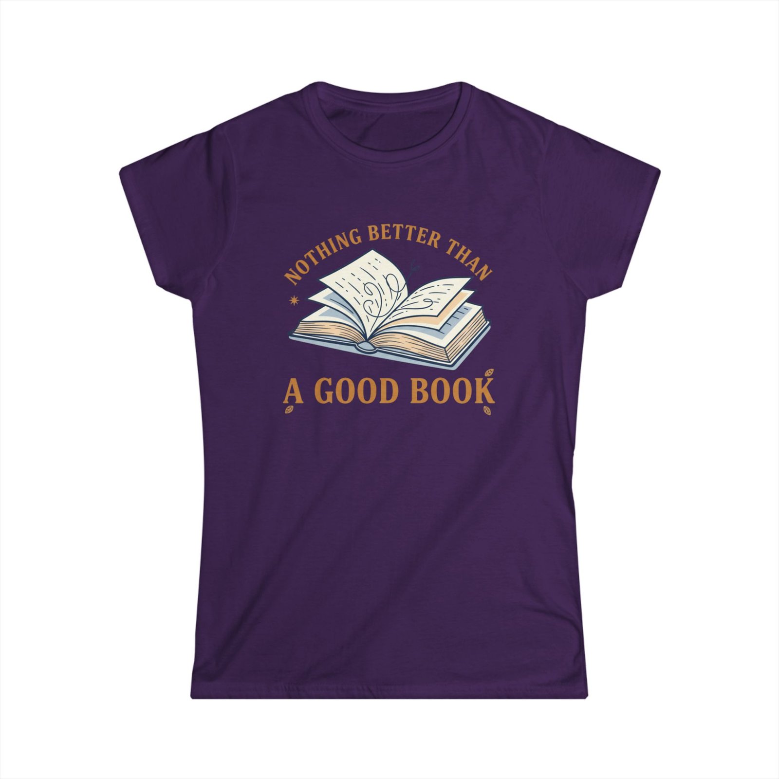 book lover women's tee — "nothing better than a good book" graphic shirt book lover women's tee — "nothing better than a good book" graphic shirt