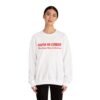 faith in christ crewneck sweatshirt — "faith in christ: the only way to heaven" pullover