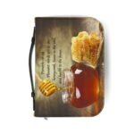 Bible Cover — "Pleasant Words" Honey Jar Design Bible Case bible cover — "pleasant words" honey jar design zippered bible cover