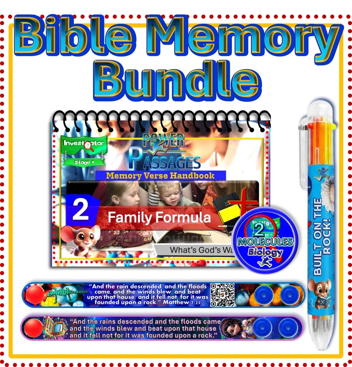 Shubal Store Bible Memory Bundle 2 God's Family Formula