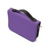 bible cover — 'shoot the gospel gun' illustrated bible case (purple)